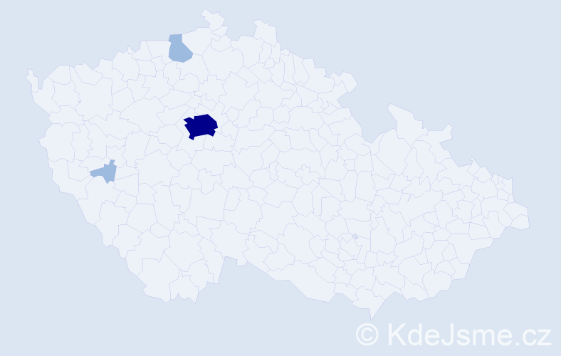 Příjmení: 'Enache', počet výskytů 6 v celé ČR