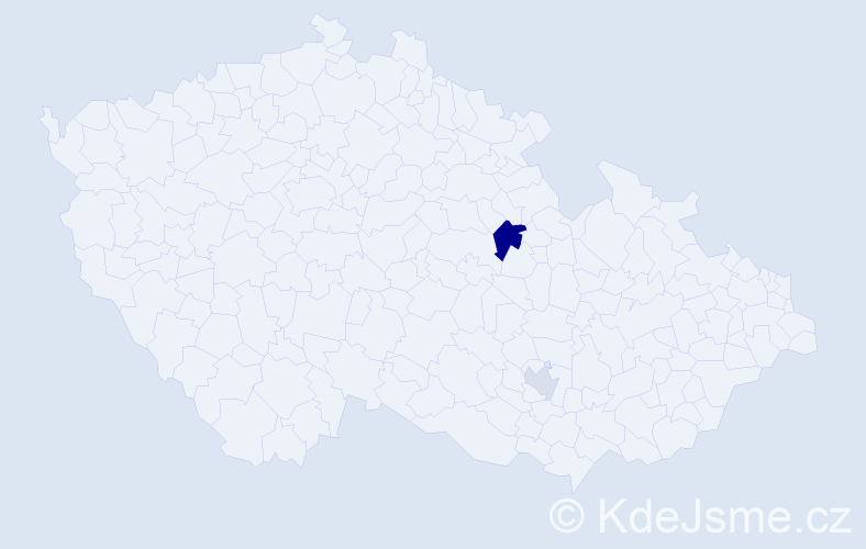Příjmení: 'Abukhlal', počet výskytů 4 v celé ČR