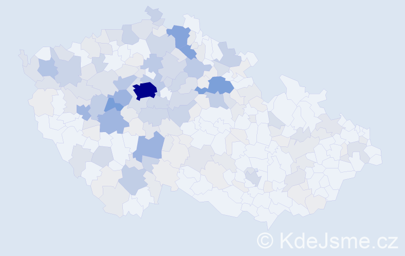 Příjmení: 'Lhotáková', počet výskytů 669 v celé ČR