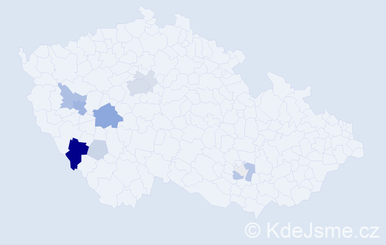 Příjmení: 'Saxlová', počet výskytů 34 v celé ČR