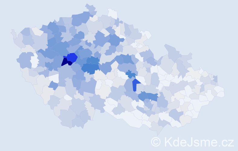 Příjmení: 'Šebek', počet výskytů 2262 v celé ČR