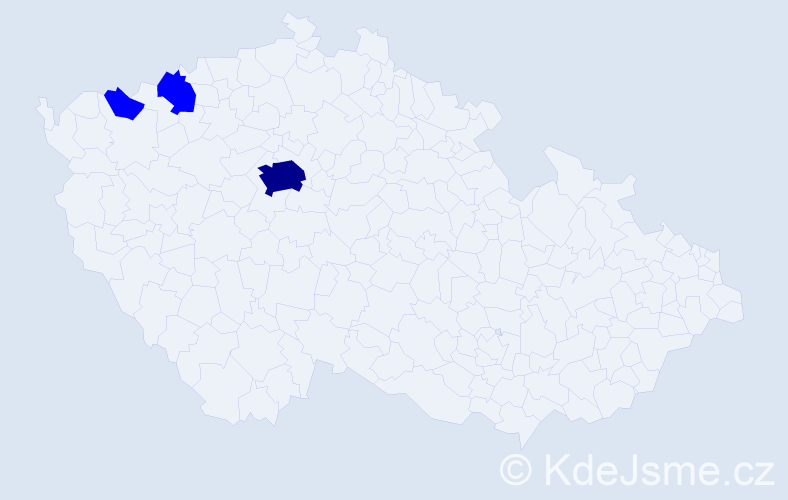 Příjmení: 'Goschler', počet výskytů 4 v celé ČR