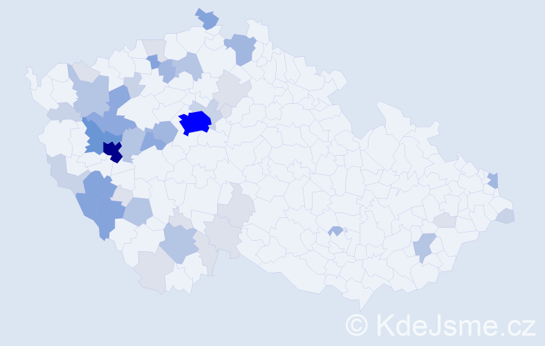 Příjmení: 'Reiser', počet výskytů 152 v celé ČR