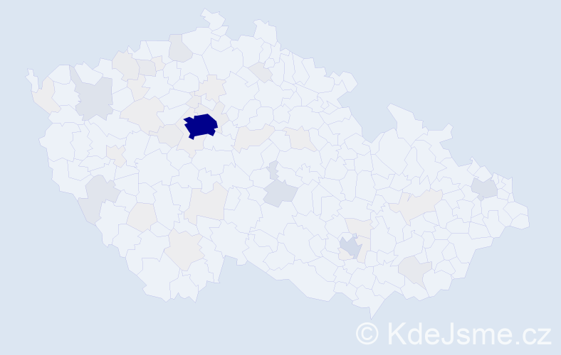 Příjmení: 'Xu', počet výskytů 238 v celé ČR