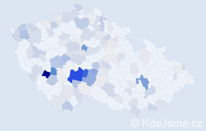 Příjmení: 'Makovcová', počet výskytů 484 v celé ČR