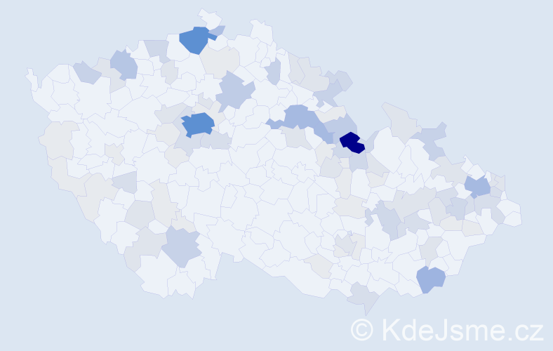 Příjmení: 'Lux', počet výskytů 312 v celé ČR