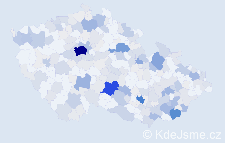 Příjmení: 'Matějíčková', počet výskytů 978 v celé ČR