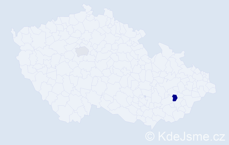 Příjmení: 'Bazhanskyy', počet výskytů 2 v celé ČR