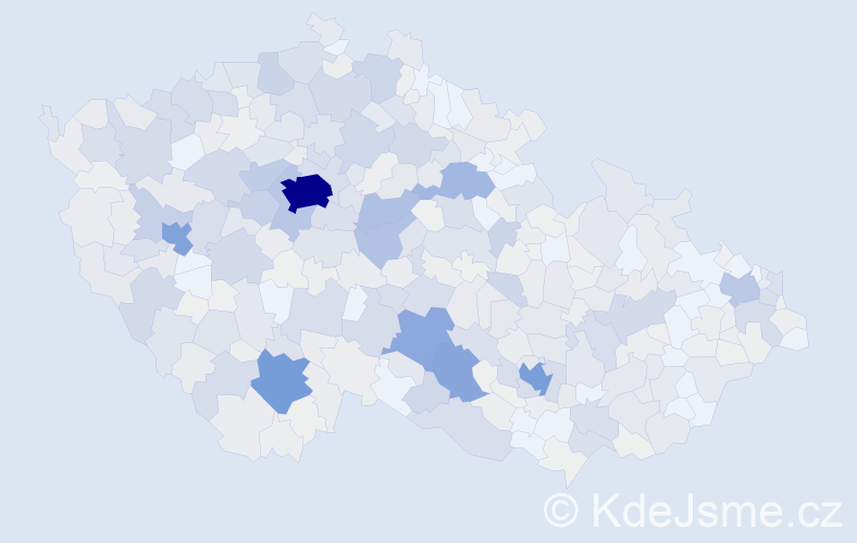 Příjmení: 'Trnka', počet výskytů 2926 v celé ČR