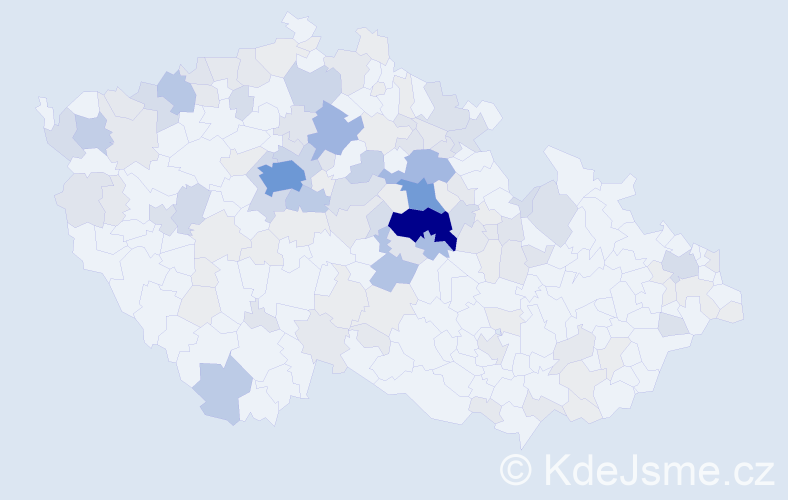 Příjmení: 'Paulusová', počet výskytů 453 v celé ČR