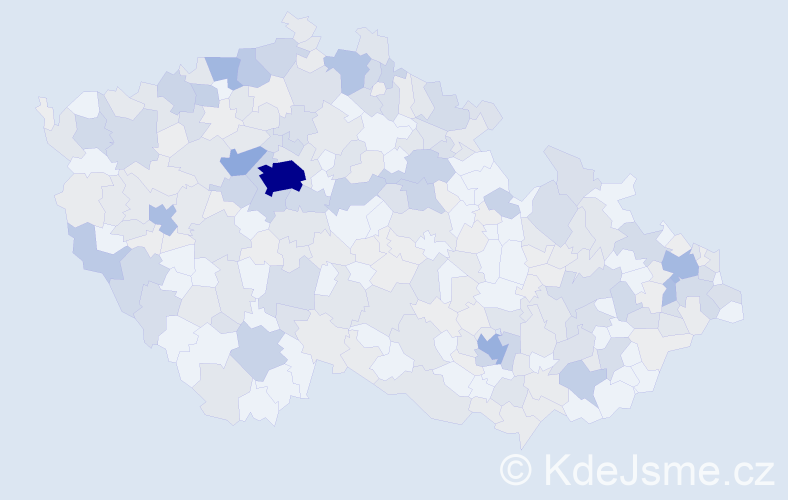 Příjmení: 'Hoffmann', počet výskytů 1038 v celé ČR