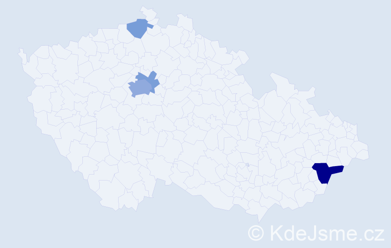 Příjmení: 'Rochowanski', počet výskytů 11 v celé ČR