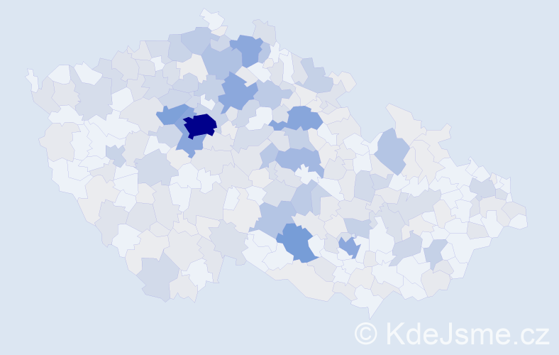 Příjmení: 'Neuman', počet výskytů 865 v celé ČR