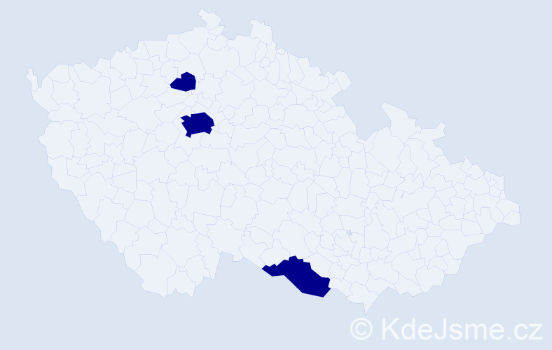 Příjmení: 'Khash Erdene', počet výskytů 3 v celé ČR