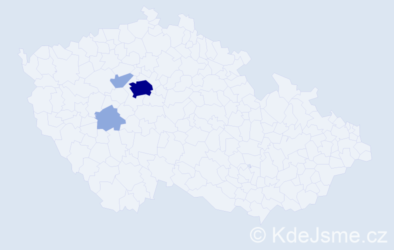 Příjmení: 'Ronnová', počet výskytů 9 v celé ČR
