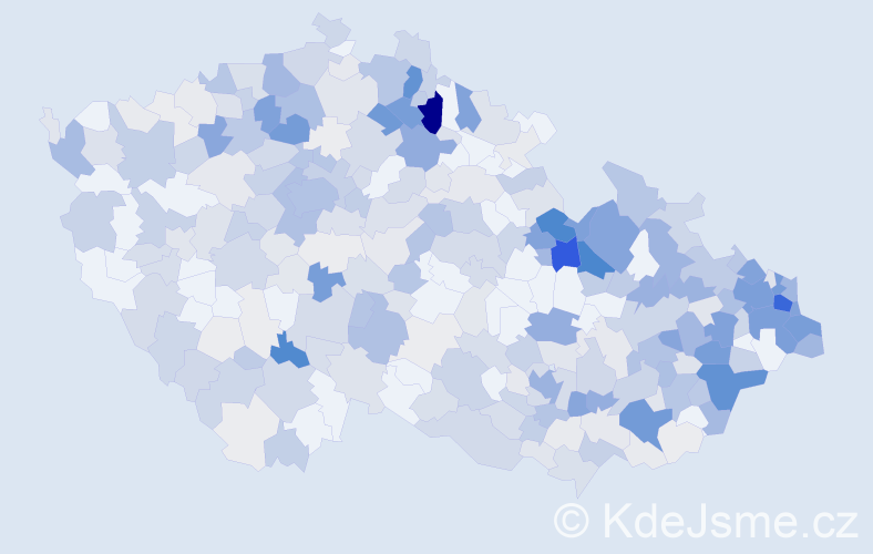 Příjmení: 'Mikulová', počet výskytů 1648 v celé ČR