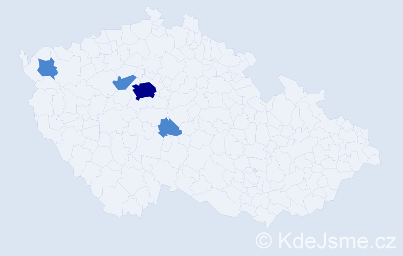 Příjmení: 'Drogomyretskyy', počet výskytů 6 v celé ČR