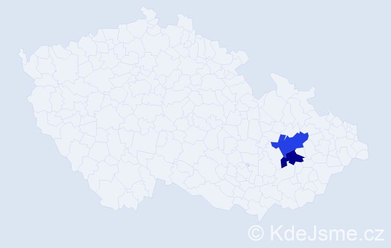 Příjmení: 'Szikulár', počet výskytů 2 v celé ČR