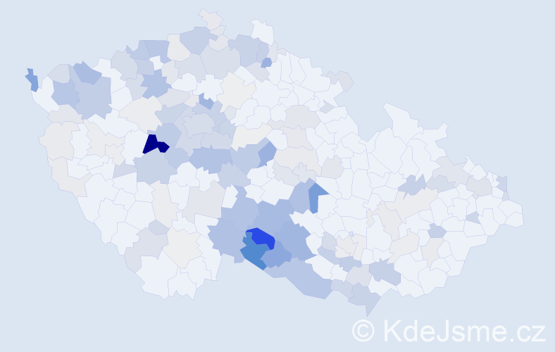 Příjmení: 'Štěpnička', počet výskytů 529 v celé ČR