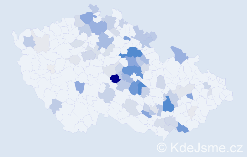 Příjmení: 'Lankašová', počet výskytů 234 v celé ČR