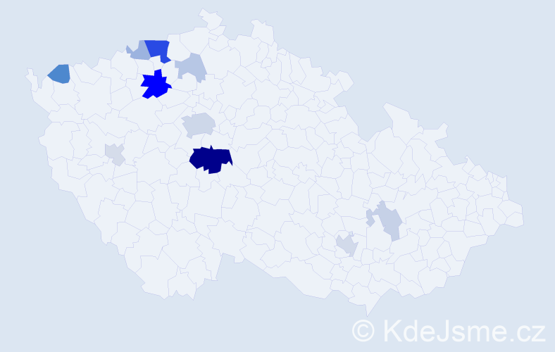Příjmení: 'Wainer', počet výskytů 35 v celé ČR