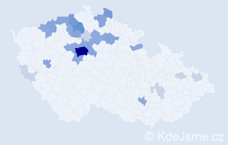 Příjmení: 'Schönfeldová', počet výskytů 74 v celé ČR