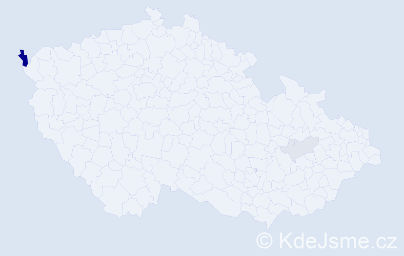 Příjmení: 'Utikalová', počet výskytů 6 v celé ČR