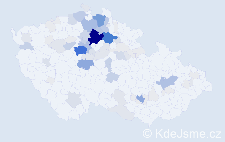 Příjmení: 'Folprecht', počet výskytů 339 v celé ČR