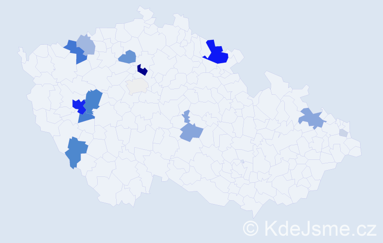 Příjmení: 'Weishäupl', počet výskytů 50 v celé ČR