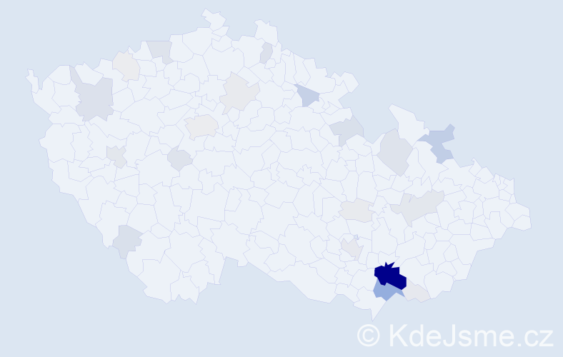 Příjmení: 'Neduchal', počet výskytů 139 v celé ČR
