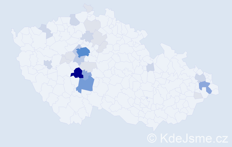 Příjmení: 'Herma', počet výskytů 85 v celé ČR