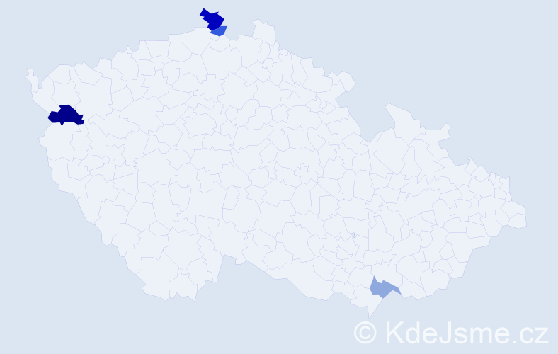 Příjmení: 'Lindenberg', počet výskytů 13 v celé ČR
