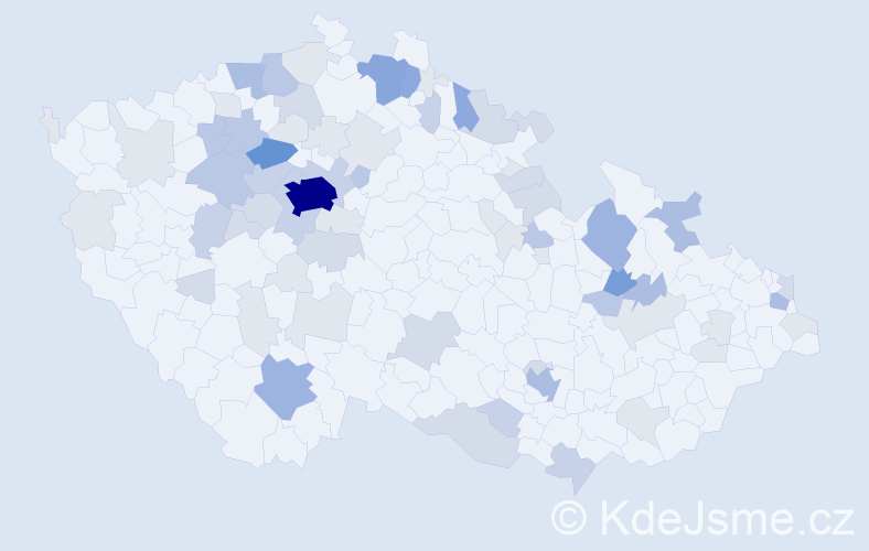 Příjmení: 'Ničová', počet výskytů 217 v celé ČR