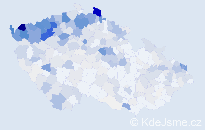Příjmení: 'Balog', počet výskytů 1999 v celé ČR