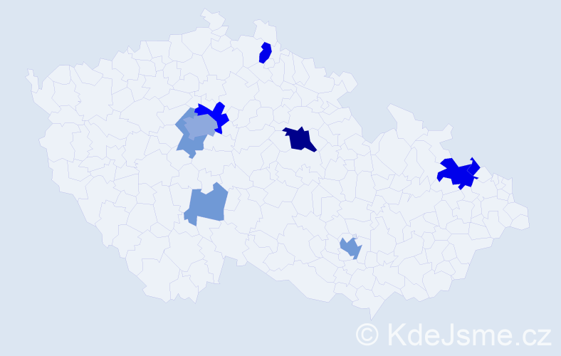 Příjmení: 'Knappe', počet výskytů 32 v celé ČR