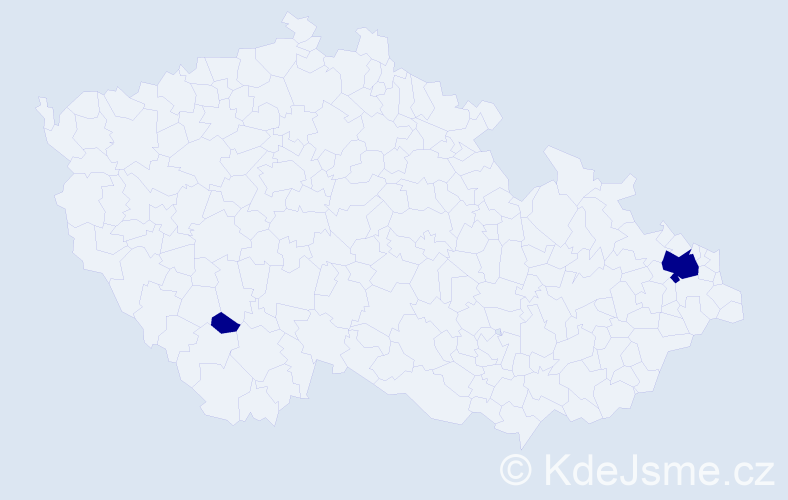 Příjmení: 'Shapovalenko', počet výskytů 2 v celé ČR