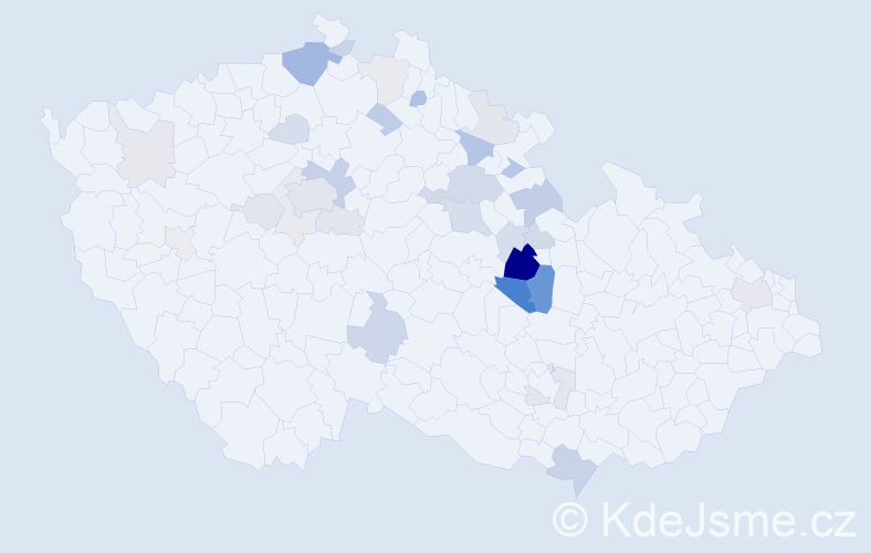 Příjmení: 'Sedliská', počet výskytů 88 v celé ČR