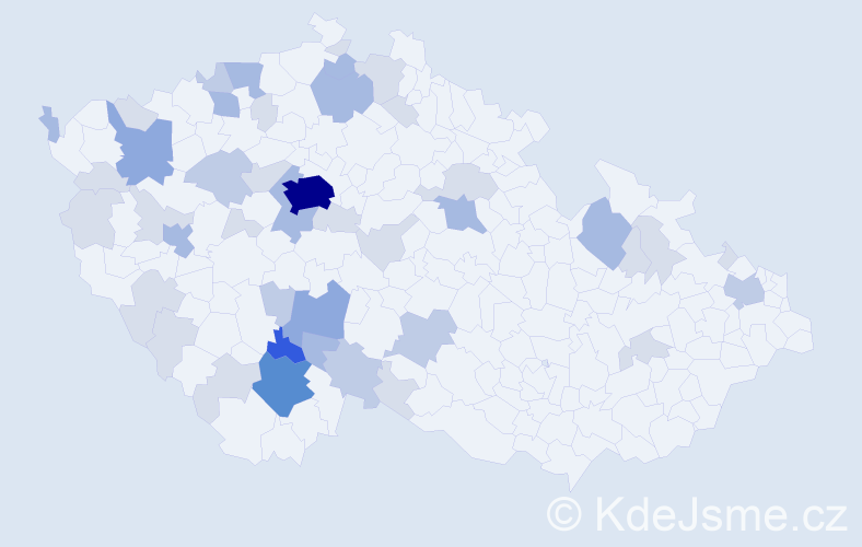 Příjmení: 'Panoch', počet výskytů 112 v celé ČR
