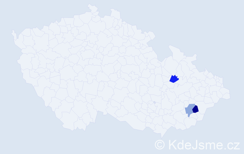 Příjmení: 'Girschek', počet výskytů 3 v celé ČR
