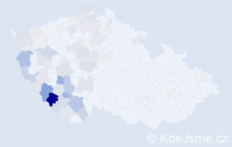 Příjmení: 'Kortus', počet výskytů 281 v celé ČR