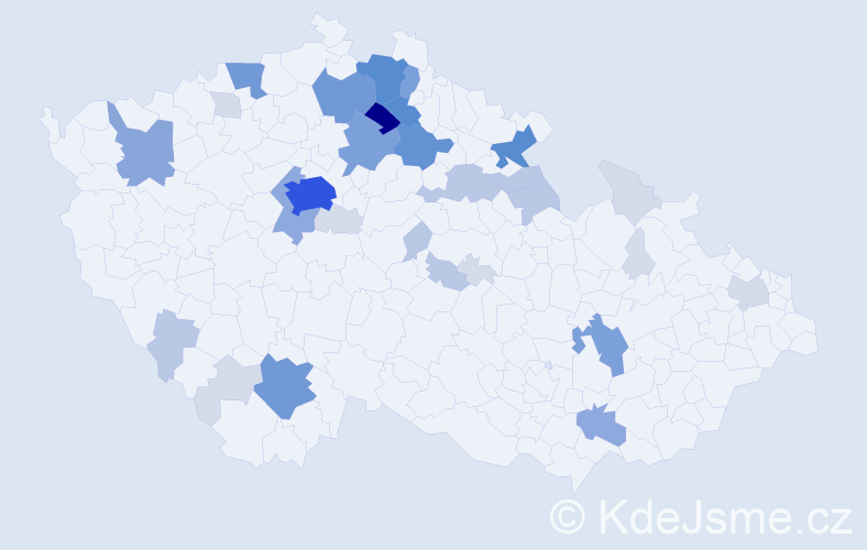 Příjmení: 'Pelda', počet výskytů 122 v celé ČR