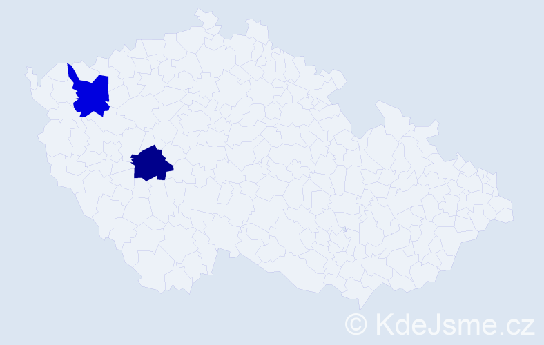 Příjmení: 'Kheyfets', počet výskytů 2 v celé ČR