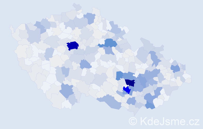 Příjmení: 'Matuška', počet výskytů 1499 v celé ČR