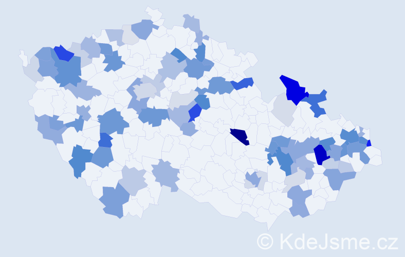 Příjmení: 'Fedorová', počet výskytů 272 v celé ČR