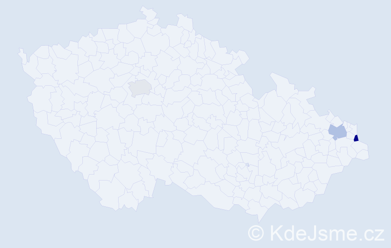 Příjmení: 'Ronchetti', počet výskytů 8 v celé ČR