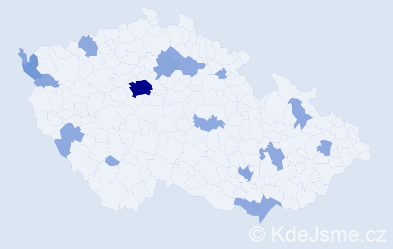 Příjmení: '"Tran Viet"', počet výskytů 34 v celé ČR