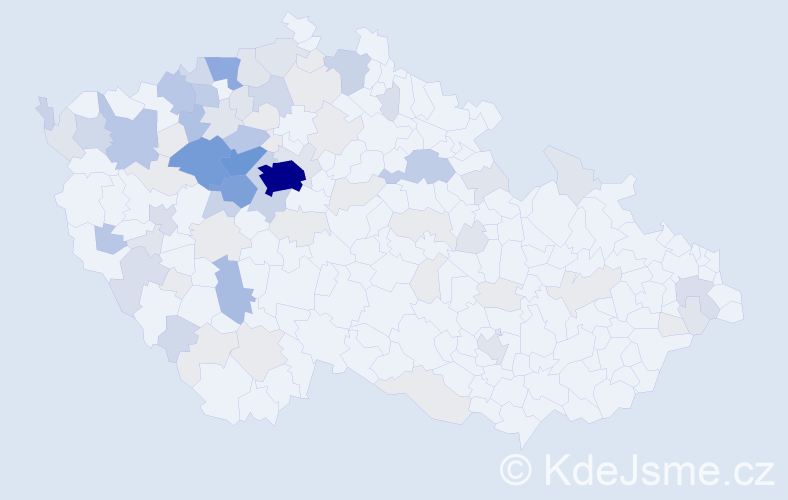 Příjmení: 'Pergler', počet výskytů 280 v celé ČR