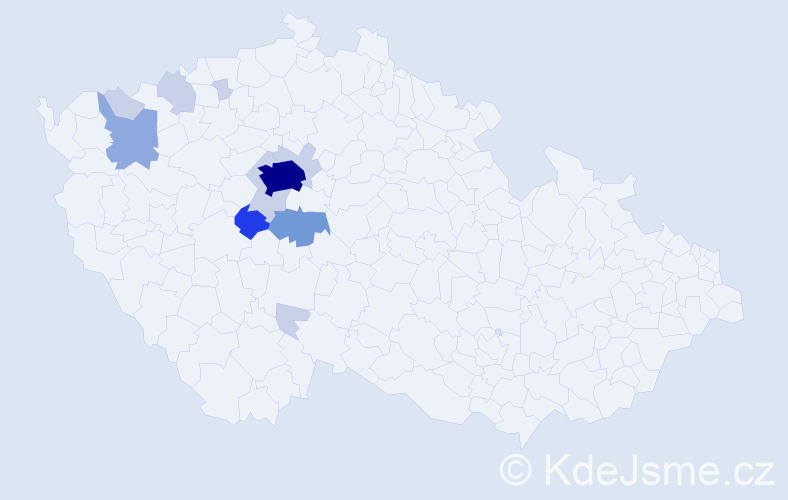 Příjmení: 'Bakosová', počet výskytů 32 v celé ČR