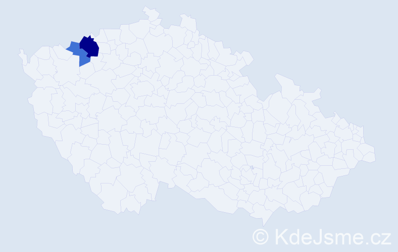 Příjmení: 'Kalijanková', počet výskytů 4 v celé ČR