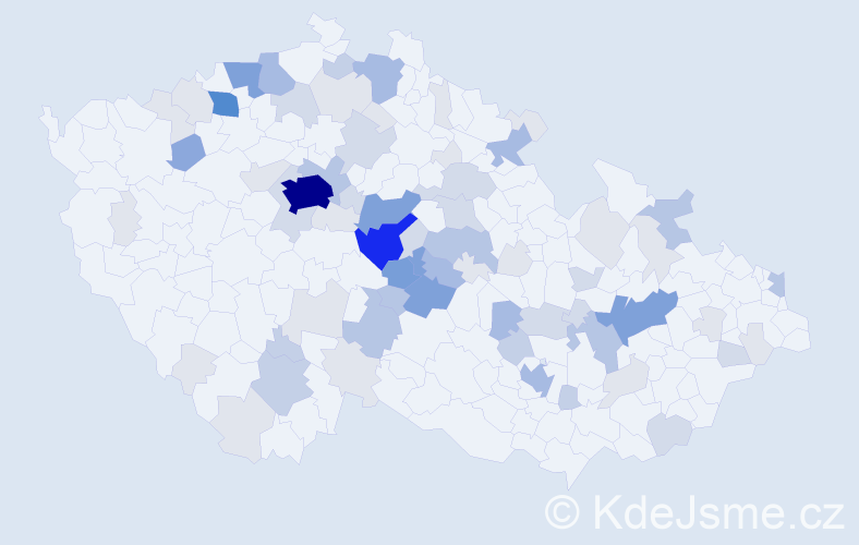 Příjmení: 'Prosová', počet výskytů 245 v celé ČR